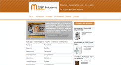 Desktop Screenshot of mizermaquinas.com.br